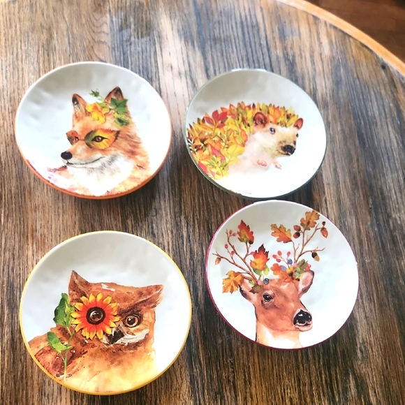 Other - Set of Four Animal-Themed Decorative Plates